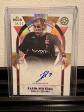 Topps Deco Legends Karim Benzema Olympique Lyonnais Auto 06/25 2024 picture