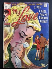 My Love #1 1969 Marvel Comics Silver Age Romance Good/VG *A11 picture