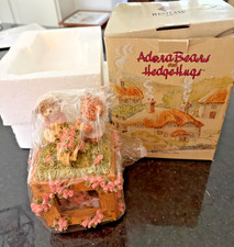 Vintage Westland Adora Bears & Hedgehugs Photo Frame Cube Roses NIB 1990s picture