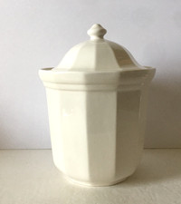 Pfaltzgraph Heritage Extra Large Cannister White Ceramic Vintage picture
