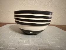 Vintage Ken Edwards Studio Pottery Tonalá, Mexico Sgraffito Black and White Bowl picture