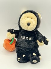 Starbucks Halloween  Bearista Bear in Black Cat Suit Vintage 2002 w/Tags picture
