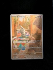 Pokémon TCG Mimikyu SVP 075 Black Star Promo Full Art English Near Mint  picture