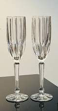 Set Of 2 Mikasa Lexington Avenue Champagne Flutes 9 1/2” H picture