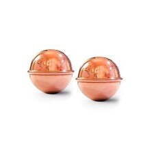 2 x  Ayurvedic Pure Copper Ball, Purification and Infusion health benefits picture