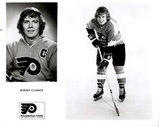 PF17 Original Photo BOBBY CLARKE 1969-84 PHILADELPHIA FLYERS NHL HOCKEY CENTER picture