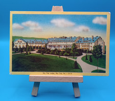 Sky Top Lodge in the Poconos Sky Top Pennsylvania Linen Postcard Unposted picture