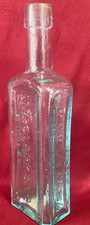 Antique N.L. Clark & Co Peruvian Syrup Embossed Medicine Bottle c1880 picture