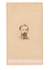 Victorian Era Carte de Visite of a Man Opposite the Metropolitan Hotel NY #168 picture