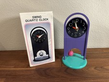 1980’s Postmodern Memphis Clock - NEW IN BOX picture