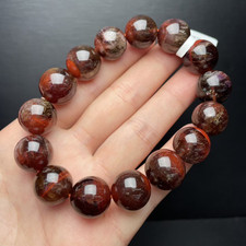 13mm Natural Aurora23 Bead Bracelet Reiki Crystal Quartz Healing Decorate 1pc picture