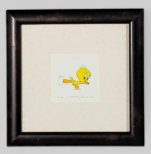 Framed Warner Brothers Limited Edition Etching Tweety Bird