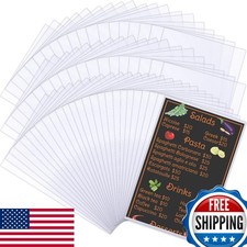 Henoyso 145 Pcs Clear Menu Sleeves 8.5 x 14 In Legal Size, Print Protectors picture