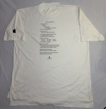 Vintage Apple Think Different To The Crazy Ones Promo Shirt Rare Large picture