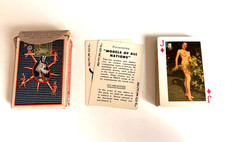 Vintage 1940’s Pin-up Playing Cards “Models Of All Nations” Complete Deck picture