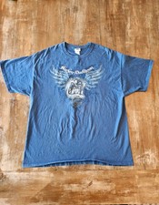 Vintage Harley-Davidson Winged Taz Looney Tunes Cherokee, NC Graphic T-Shirt XL picture
