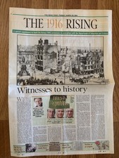 THE IRISH TIMES - APRIL 7, 1966 - 1916 RISING SUPPLEMENT picture