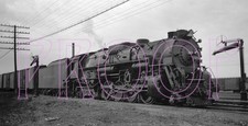 Pere Marquette (PM) Engine 1213 at McGrew, MI in 1939 - 8x10 Photo picture