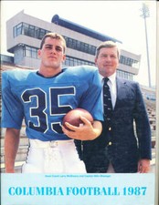 1987 Columbia Football Media Press Guide picture