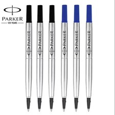 Genuine Parker Rollerball Pen Black or Blue Ink Refill Quink Flow 0.5mm Fine Nib picture