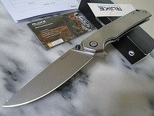RUIKE Ball Bearing Open Pocket Knife Folder 14C28N Blade P801-SF 7.75