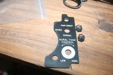 NOS Vintage F-4 Phantom II aural tone control panel 53G978079-23 picture