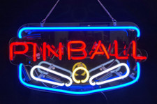 New Pinball Neon Sign Light Game Room Wall Hanging Nightlight Artwork 20