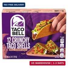 Taco Bell Crunchy Taco shells (4.5oz Boxes, Pack of 12) picture