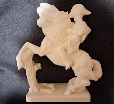 Vintage Napoleon on Horseback White Figurine picture