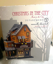 Department 56 Christmas in the City Maxwell's Blues Hall Porcelain Lighted Bldg picture
