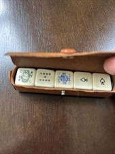 Vintage Poker Dice Set, Made In England picture