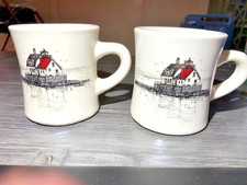 Breakwater Lighthouse, Rockland, Maine Set of 2 Mugs picture