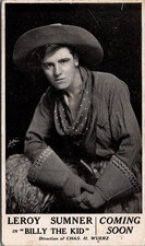 Leroy Sumner Billy the Kid RPPC Postcard 1927 Chas H Wuerz Western Actor picture