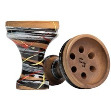 Conceptic Design CD1 Hookah Shisha Bowl - CD2 Black/White picture