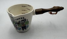 Vintage Cherokee  Measuring Cup Ceramic North Carolina Souvenir  A91 picture