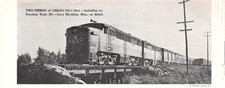 GM&O Alco PA1 Freedom Train 292 Meridian MS Diesel Locomotive 1966 Vtg Mag Image picture