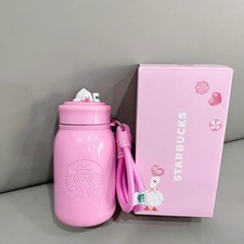 New 2026 China Starbucks Valentines Day Sweet Duck 12oz SS Vacuum Cup Girl Gifts picture