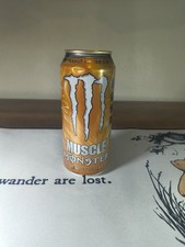 Monster Muscle Energy Peanut Butter Cup Can 2013 Rare Display Only picture