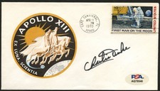 Charles Duke signed autograph FDC Astronaut Appolo16 PSA Stickered picture