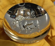 VINTAGE JAPANESE 24k GOLD PLATED COMMEMORATIVE SAKE CUP IN BOX picture