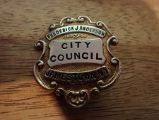 Antique Late-Early jamestown   city council , Obsolete Antique picture