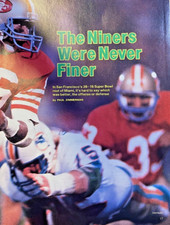 1985 San Francisco 49ers Football illustrated picture