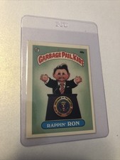 Original 1985 TOPPS Rappin Ron Checklist Schizo Fran 49b Error Mint picture
