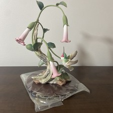 Beautiful Classic Porcelain By Homco “Nature’s Winged Jewel” 8811Brand new picture