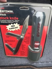 Sexy Sears Craftsman USA Nos Stock Knife 4” Flashlight Combo 95214 Pocketknife picture