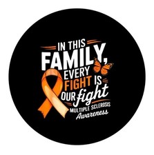 Multiple Sclerosis Family Support MS   2.25”  Pinback Button Pin Badge picture