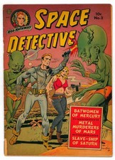 Space Detective #2 G/VG 3.0 Comic Avon Comics 1951 - READ DESCRIPTION picture