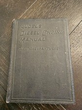 1936 Audels Diesel Engine Manual Questions & Answers Fine Collector Condition 18 picture