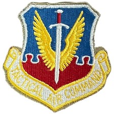 Vintage USAF TAC Tactical Air Command Military Patch Wings Sword picture