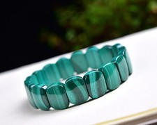 Natural malachite Quartz Crystal Beads stretch Bracelet 1pcs picture